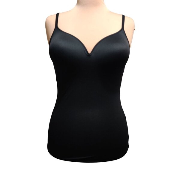 Maidenform XL Womens Top Black Shaping Camisole W83070 Adjustable Stretch Smooth - Picture 12 of 12
